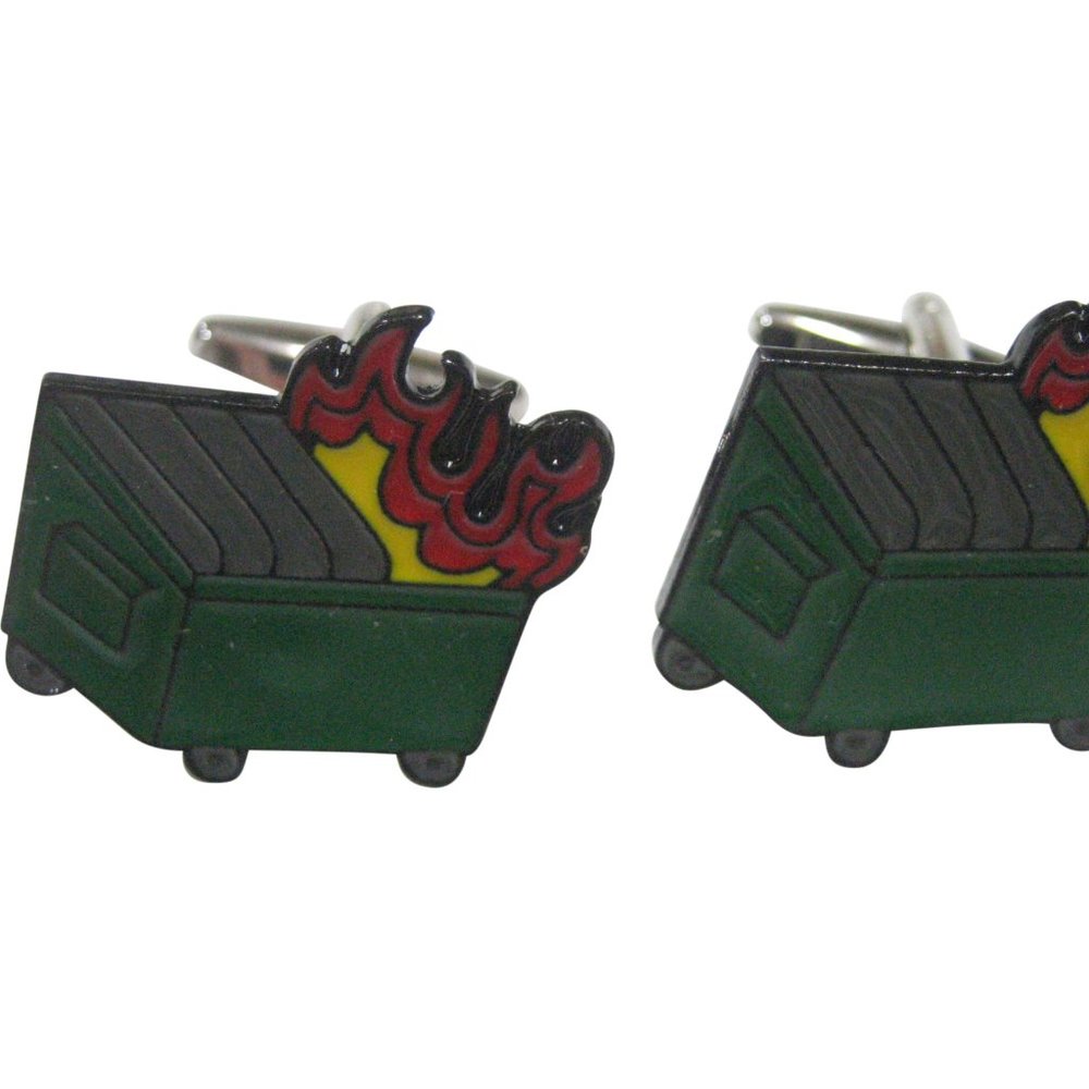 My Life Is A Dumpster Fire Cufflinks